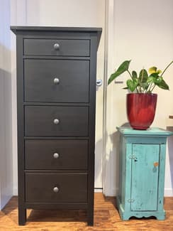 IKEA 5-drawer Slim Tallboy Solid Wood - Dressers & Drawers in Toowong ...