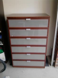 hopen 8 drawer dresser black brown frosted glass Elegant Slit Ribbon Maxi Dress