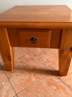 Statistical Table Shells Design Pair of solid timber bedside/side tables - Bedside Tables in Shell Cove ...