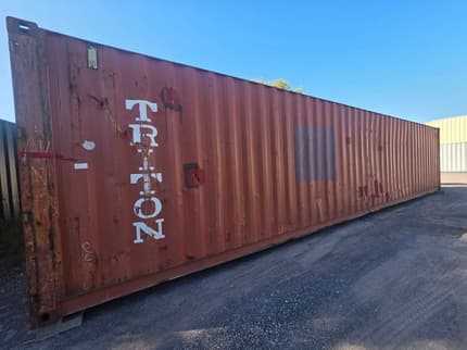 Red40 Container 40ft Red B Grade Standard Height Shipping Container - TTNU5232619 ...