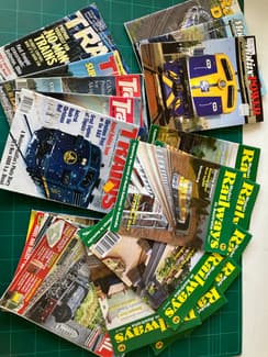 COLLECTION OF MISCELLANEOUS TRAIN AND MODEL TRAIN MAGAZINES - Magazines ...