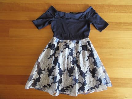 princess polly baby blue dress Dotti