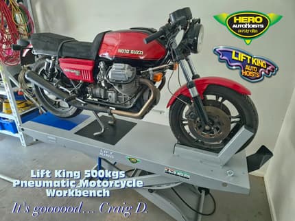 Lift King PNEUMATIC Motorcycle & ATV Workbench 500KG | Other Automotive ...