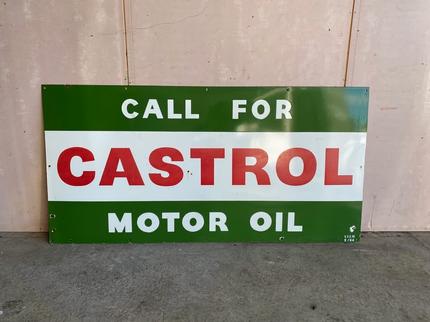 Original large castrol enamel sign great condition - Collectables in ...