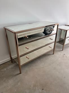 mirrored chest drawers | Dressers & Drawers | Gumtree Australia Local  Classifieds