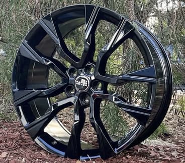 22 Gloss Black Wheels 5x120 Range Rover Sport | Discovery set | Wheels ...