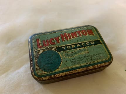 rare australian tobacco tins Lot Log Cabin Tobacco Tin- Belonged