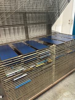 Industrial Drying Rack, Multi Layer Spring Loaded, High Capacity, Pain ...