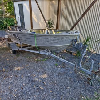 12ft Tinnie and Trailer with free 15hp outboard | Tinnies & Dinghies ...