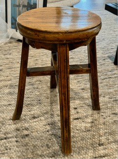 Antique Wooden Stool Rustic / Farmhouse / Wabi-Sabi - Buffets & Side ...