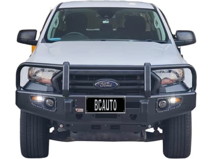 Hard Steel Bull bar Roo Bar Bumper Bar 3 LOOPs for Ford Ranger 2015-21 ...