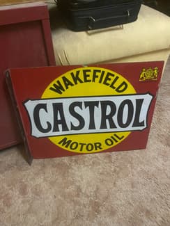 Wakefield Castrol motor oil enamel sign - Collectables in Monteagle NSW ...
