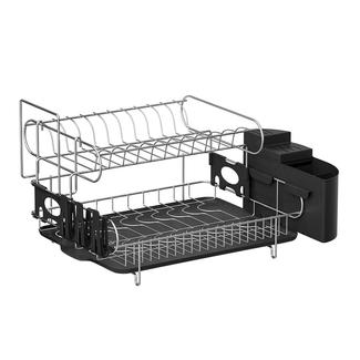 Detachable Multi Layer Kitchen Dish Drying Organizer Stainless Steel F ...