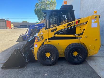 WCM WS50B skid steer loader, diesel 50HP, A/C, 4in1 bucket ...